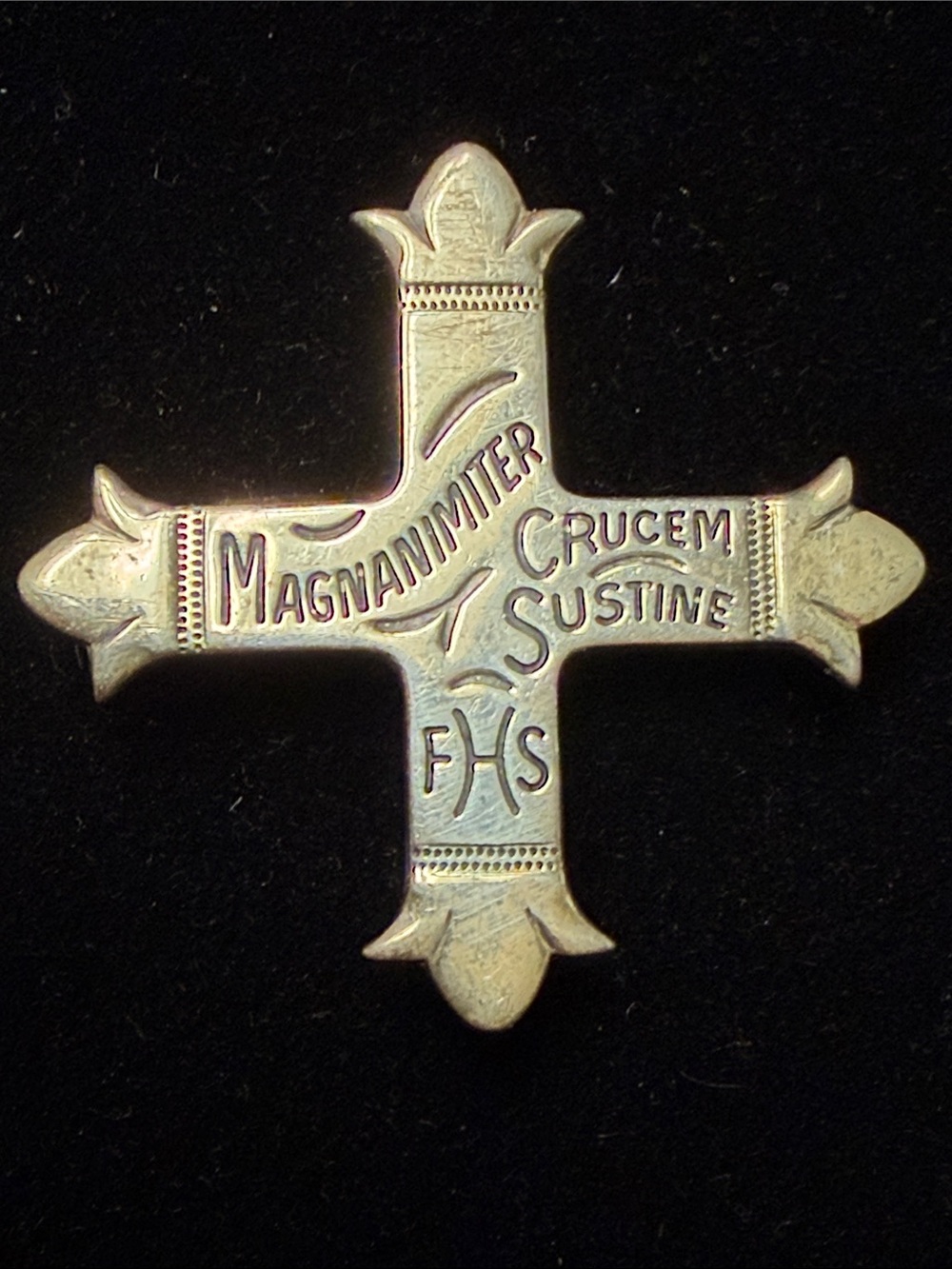 James Avery Cross daughters of the King Pin/pendant